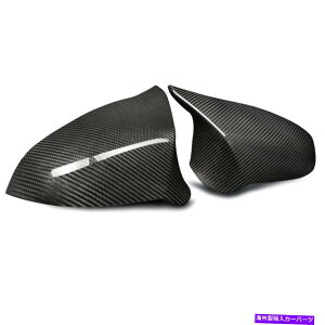 US~[ BMW M3 M4 F80 F82 14-18ɃtBbg{̃J[{t@Co[TCh~[Jo[LbvXeBbN Real Carbon Fiber Side Mirror Cover Cap Stick Fit for BMW M3 M4 F80 F82 14-18