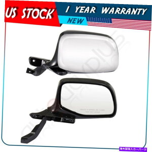 US~[ 1992-97 Ford F150-450 Chrome Driver+qTChr[~[}jAtH[h For 1992-97 Ford F150-450 Chrome Driver+Passenger Side View Mirrors Manual Fold