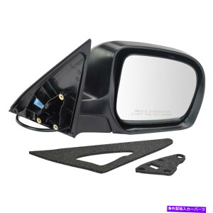 US~[ TRQp[X[XubN~[ȑERH09-10XotHX^[ TRQ Power Smooth Black Mirror Passenger Side Right RH for 09-10 Subaru Forester