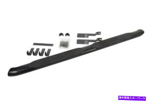 Nerf Bar Dee Zee -4 "Ultrashine Cab Length Chevy��DZ151-26�p�̍����ȉ~�`��nerf�o�[ Dee Zee - 4" UltraShine Cab Length Black Oval Nerf Bars for Chevy #DZ151-26