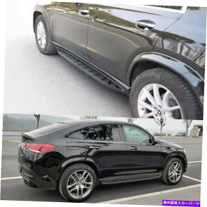 Nerf Bar ZfXgleN[yW167 2021 22TChXebvi[to[ɓKubNjO{[h Black Running Board Fits for Mercedes GLE Coupe W167 2021 22 Side Step Nerf Bar