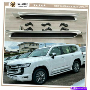 Nerf Bar hN[U[LC300 J300 2021 2022TChXebvNERFo[jO{[hɓK2PC 2Pcs Fit for Land Cruiser LC300 J300 2021 2022 Side Step Nerf Bar Running Board