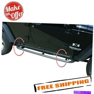 Nerf Bar p[W88732TCho[i[bNK[hXebv07-18W[vO[JK Rampage 88732 Side Bar Retractable Rockguard Steps for 07-18 Jeep Wrangler JK