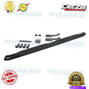 Nerf Bar Dee Zee -4 "Ultrashine Cab Length Chevy��DZ151-26�p�̍����ȉ~�`��nerf�o�[ Dee Zee - 4" UltraShine Cab Length Black Oval Nerf Bars for Chevy #DZ151-26