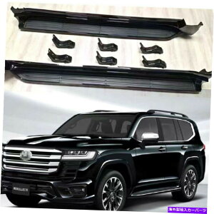 Nerf Bar 2PCSTChXebvNERFo[jO{[hhN[U[LC300 J300 2021 2022ɓKĂ܂ 2Pcs Side Step Nerf Bar Running Board Fit for Land Cruiser LC300 J300 2021 2022