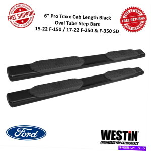 Nerf Bar Westin Pro Traxx 6 NERF�u���b�N�X�e�b�v�o�[��15-22 F-150 / 17-22 F-2550 F-350 SD�ɓK�����܂� Westin Pro Traxx 6 Nerf Black Step Bars Fits 15-22 F-150 / 17-22 F-250 F-350 SD�y���s�A���i�z
