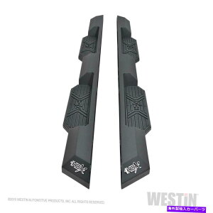 Nerf Bar �E�F�X�e�B��hdx xtreme nerf�X�e�b�v�o�[19-21�t�H�[�h�����W���[�X�[�p�[�N���[�̂��߂̃e�N�X�`���[�u���b�N Westin HDX Xtreme Nerf Step Bars Textured Black For 19-21 Ford Ranger Super Crew�y���s�A���i