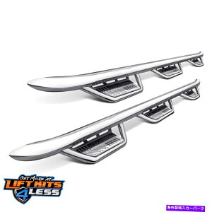 Nerf Bar N-FAB HPD15103CC-6-SS 3 SS PODIUM W-TO-W���E���h�T�C�h�X�e�b�v2015-18 RAM 1500 N-Fab HPD15103CC-6-SS 3 SS Podium W-To-W Round Side Steps for 2015-18 Ram 1500�y���s�A���i�z