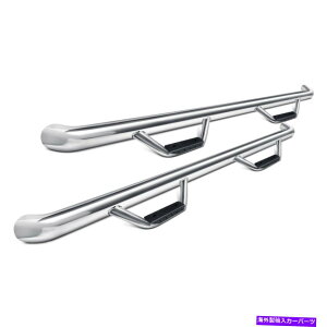 Nerf Bar Chevy Silverado 1500 Ld 19�T�C�h�X�e�b�v2.5 �h�~�l�[�^�[D2�L���u�̒��������ꂽ�ꍇ For Chevy Silverado 1500 LD 19 Side Steps 2.5 Dominator D2 Cab Length Polished�y���s�A���i�z