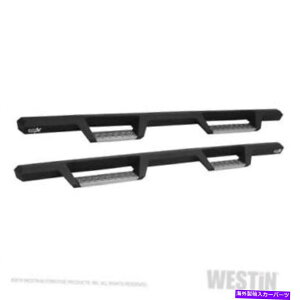 Nerf Bar EFXeB56-132452 HDXXeXhbvi[tXebvo[eNX`ubNPCX`[V Westin 56-132452 HDX Stainless Drop Nerf Step Bars Textured Black PC Steel NEW