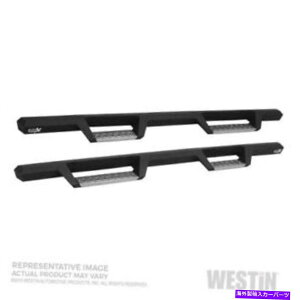 Nerf Bar Westin 56-141252 HDX�X�e�����X�h���b�v�i�[�t�X�e�b�v�o�[�e�N�X�`���u���b�NPC�X�`�[���V���� Westin 56-141252 HDX Stainless Drop Nerf Step Bars Textured Black PC Steel NEW�y���s�A���i�z