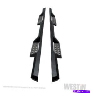Nerf Bar �E�F�X�e�B��56-119552�l���t�o�[3 �� �����`�̃X�g���[�g�X�^�C���E�B�b�g�Ƀh���b�v�_�E���X�e�b�v WESTIN 56-119552 Nerf Bar With Drop Down Steps In 3�� Square Straight Style Wit�y���s�A���i�z