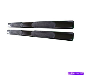 Nerf Bar trailfx nerf bar -6 ���a�u���b�N�p�E�_�[�R�[�e�B���O�I�[�o���X�g���[�ga8249b TrailFX Nerf Bar - 6 Diameter Black Powder Coated Oval Straight A8249B�y���s�A���i�z