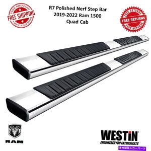 Nerf Bar �E�F�X�e�B��28-71230 R7�|���b�V�����ꂽ�i�[�t�X�e�b�v�o�[85 ''�t�B�b�g2019-2022 RAM 1500�N�A�b�h�L���u Westin 28-71230 R7 Polished Nerf Step Bars 85'' Fits 2019-2022 Ram 1500 Quad Cab
