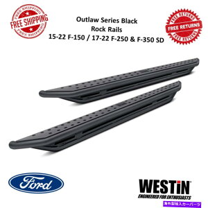 Nerf Bar 15-22 F150 17-25 F250 F350 SD EXTENDEDCABWestin OutlawNerf Black Step Bars Westin Outlaw Nerf Black Step Bars For 15-22 F150 17-22 F250 F350 SD ExtendedCab