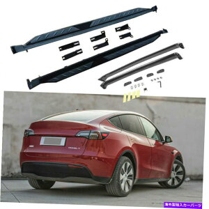 Nerf Bar eXfY 2020-2022TChXebv[to[̃jO{[hNXo[tBbg Fix Running Board Cross Bar Fits for Tesla Model Y 2020-2022 Side Step Roof Bars