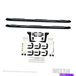Nerf Bar Westin 21-534725 Pro Traxx 5ȉ~`̃zC[c[zC[i[tXebvo[ɓK19-22 1500 Westin 21-534725 PRO TRAXX 5 Oval Wheel to Wheel Nerf Step Bars Fits 19-22 1500