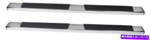 Nerf Bar EFXeB28-71030i[to[́A6  "ȃȉ~`̃XgCOɕ\ʃXebvpbhĂ܂ WESTIN 28-71030 Nerf Bar With Surface Steps Pads In 6" Diameter Of Oval Straig