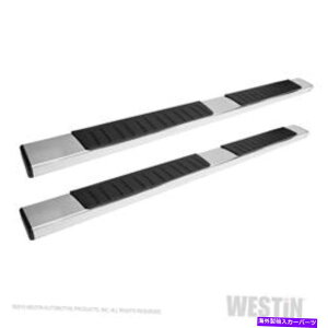 Nerf Bar EFXeB28-71220ȉ~`̑ȉ~`̒a6  "̕\ʃXebvpbhtNERFo[ WESTIN 28-71220 Nerf Bar With Surface Steps Pads In 6" Diameter Of Oval Straig