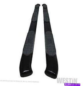 Nerf Bar �E�F�X�e�B��21-534775�l���t�o�[ - �g���b�N�z�C�[���c�[�T�[�t�F�X�X�e�b�v�ŗn�ڒ[ WESTIN 21-534775 Nerf Bar - Truck Wheel to Wheel With Surface Steps Welded End