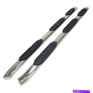 Nerf Bar 2019 RAM 1500N[Lup5C`̑ȉ~`̃xgW/pbhXebvi[to[[W/Xebv] Polished 5in Oval Bent w/Pads Step Nerf Bar [w/Step] for 2019 Ram 1500 Crew Cab