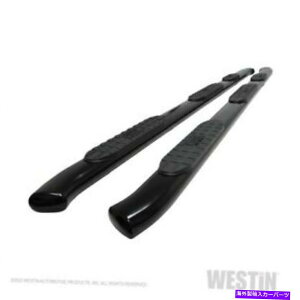 Nerf Bar Westin 21-534755 Pro Traxx 5ȉ~`̃zC[c[zC[nerfXebvo[ubNnew Westin 21-534755 PRO TRAXX 5 Oval Wheel to Wheel Nerf Step Bars Black NEW