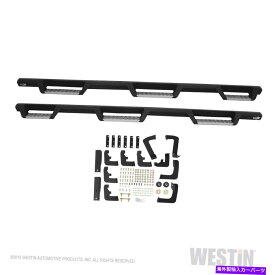 Nerf Bar WES56-5340252 Westin 56-5340252 HDXステンレスドロップホイールからホイールnerfステップバーへ WES56-5340252 Westin 56-5340252 HDX Stainless Drop Wheel To Wheel Nerf Step Bars