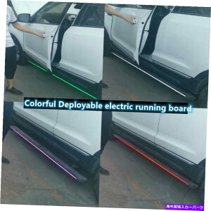 Nerf Bar �W�J�\�ȃt�B�b�gequinox 2018-2022�����j���O�{�[�h�T�C�h�X�e�b�v�i�[�t�o�[�J���t�����C�g Deployable fit EQUINOX 2018-2022 Running board side step Nerf bar Colorful light�y���s�A���i�z