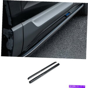 Nerf Bar jO{[hTChXebvtH[hGbW2015-21ubNA~jẼCgti[to[ Running Board Side Step Nerf Bar With light For Ford Edge 2015-21 Black Aluminum