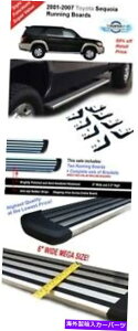 Nerf Bar 01-07g^ZRCAN6 "jOTChXebv{[hnerfo[ 01-07 Toyota Sequoia Chrome 6" Running Side Step Boards Nerf Bars
