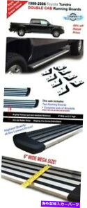 Nerf Bar 99-06トヨタツンドラダブルクルーキャブクロム6 "ランニングサイドステップボードnerfバー 99-06 Toyota Tundra Double Crew Cab Chrome 6" Running Side Step Boards Nerf Bar