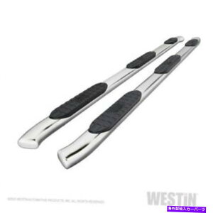 Nerf Bar Westin 21-534750 Pro Traxx 5ȉ~`̃zC[c[zC[nerfXebvo[XeXnew Westin 21-534750 PRO TRAXX 5 Oval Wheel to Wheel Nerf Step Bars Stainless NEW
