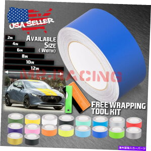 J[Jo[ }bgJ[[VOXgCv}c_3XgCv25tB[g / 50tB[gp}bgJ[[VOXgCvrj[bvXebJ[ Matte Color Racing Stripes Vinyl Wrap Sticker Fo