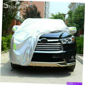 J[Jo[ Ԃ̃Jo[hJ/UV/_Xgϐg^nC_[̑ό󐫂̓VC\ Car Cover Waterproof Rain/UV/Dust Resistant Weather Proof For Toyota Highlander