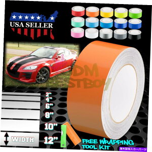 J[Jo[ OXJ[[VOXgCv}c_miata rx8XgCv25tB[g/50tB[ĝ߂̃rj[bvfJ[ Gloss Color Racing Stripes Vinyl Wrap Decal For Mazda Miata Rx8 Stripe 25FT/50FT