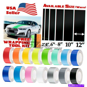 J[Jo[ AEfBA5XgCvXebJ[̂߂̃OXJ[[VOXgCvrj[bv25tB[g / 50tB[g Gloss Color Racing Stripes Vinyl Wrap For Audi A5 Stripe Sticker 25FT / 50FT
