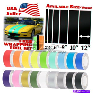 J[Jo[ }bgJ[[VOXgCv}c_miata rx7XgCv25tB[g / 50tB[g̃}bgJ[[VOXgCvrj[bv Matte Color Racing Stripes Vinyl Wrap For Mazda Miata R