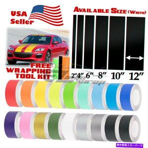 J[Jo[ }bgJ[[VOXgCv}c_miata rx8XgCv25tB[g/50tB[g̃}bgJ[[VOXgCvrj[bvfJ[ Matte Color Racing Stripes Vinyl Wrap Decal F