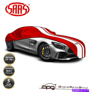 J[Jo[ saasX|[cK[WJ[Jo[XNb`ő4.5[g SAAS Indoor Sports Garage Car Cover Non Scratch up to 4.5 Metres Red