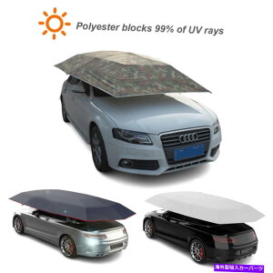 J[Jo[ ܂肽ݎԗJo[egJ[PUVTVF[hhی Auto Foldable Vehicle Cover Tent Car Umbrella UV Sunshade Waterproof Protection