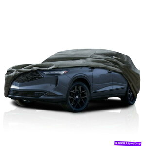 J[Jo[ Acura MDX 2022 UVیp4w̑ϐSUVJo[ 4 Layer Water Resistant Full SUV Cover for Acura MDX 2022 UV Protection