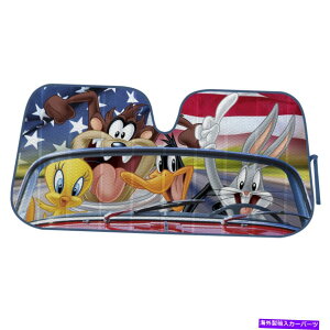 TVF[h [j[`[܂肽݉\ȃtgJ[EBhETVF[hI[goCU[tgKXubNUV Looney Tunes Foldable Front Car Window Sun Shade Auto Visor Windshield Block UV