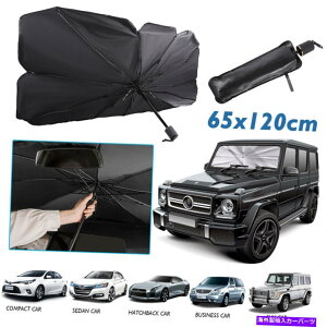 TVF[h Ԃ̃tgKXTVF[hP̃Jo[܂肽AubNMuv47x25inch Car Windshield Sun Shade Umbrella Cover Foldable for Block Heat UV 47x25inch