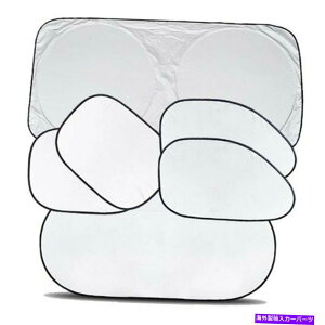 TVF[h Ԃ̃tgKXEBhETVF[hoCU[Jo[UVیV[hjo[T6pcs Car Windshield Window Sun Shade Visor Cover UV Protection Shield Universal 6Pcs