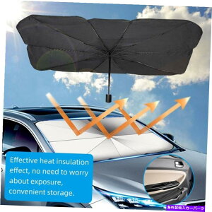 TVF[h J[TVF[htgKXTVF[htgEBhEJo[oCU[܂肽݉\UVP Car Sunshade Windshield Sun Shade Front Window Cover Visor Foldable UV Umbrella