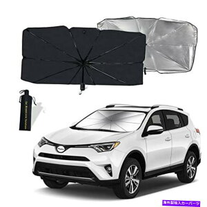 TVF[h CfBAJ[EBhEVF[hTVF[h܂肽݉\ȎPːtgKXT Moyidea Car Window Shades Sun Shade Foldable Umbrella Reflective Windshield Suns