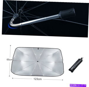 TVF[h Ԃ̃tgKXoCU[̐܂肽ݎTVF[hJo[UVveN^[p\P Foldable Sun Shade Cover For Car Windshield Visor UV Protector Parasol Umbrella