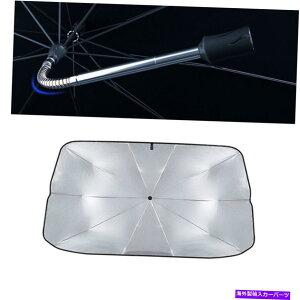TVF[h Ԃ̃tgKXtgEBhETVF[hveN^[V[hJo[oCU[UVP Car Windshield Front Window Sun Shade Protector Shield Cover Visor UV Umbrella