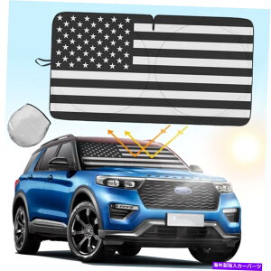 TVF[h NCX[ANZT[čtO^ԃtgKXTV[hV[hJo[oCU[ For Chrysler Accessory US Flag Large Car Windshield Sun Shade Shield Cover Visor