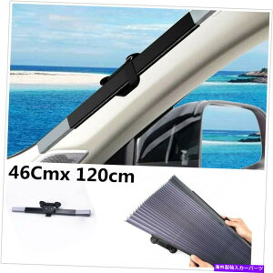 TVF[h 1x 46cmJ[I[gTVF[hEBhEXN[Jo[TVF[hUVveN^[eXRsbN 1x 46CM Car Auto Sun Shade Window Screen Cover Sunshade UV Protector Telescopic